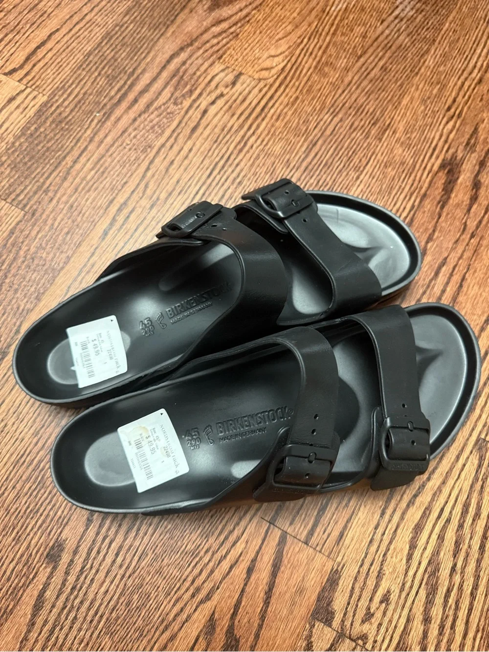 Birkenstock Men’s Black Arizona Two-Strap Sandal size 45